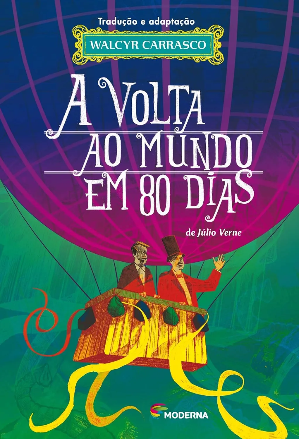 Capa de A volta ao mundo em 80 dias