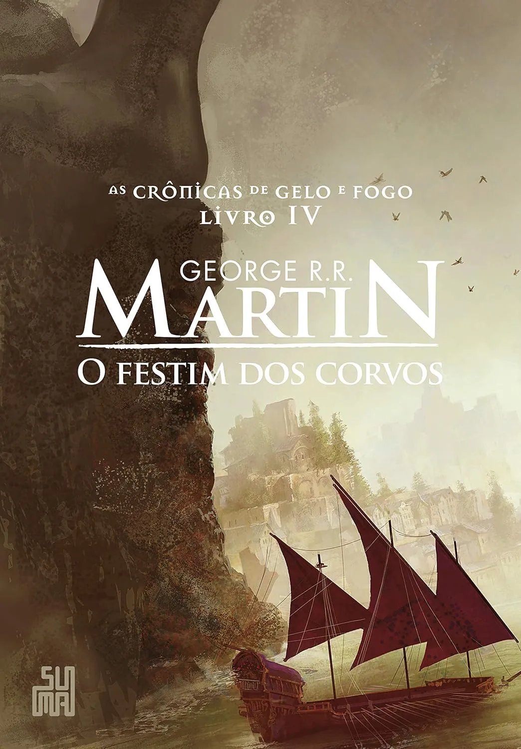 Capa de As Crônicas de Gelo e Fogo, Livro 4: O Festim dos Corvos
